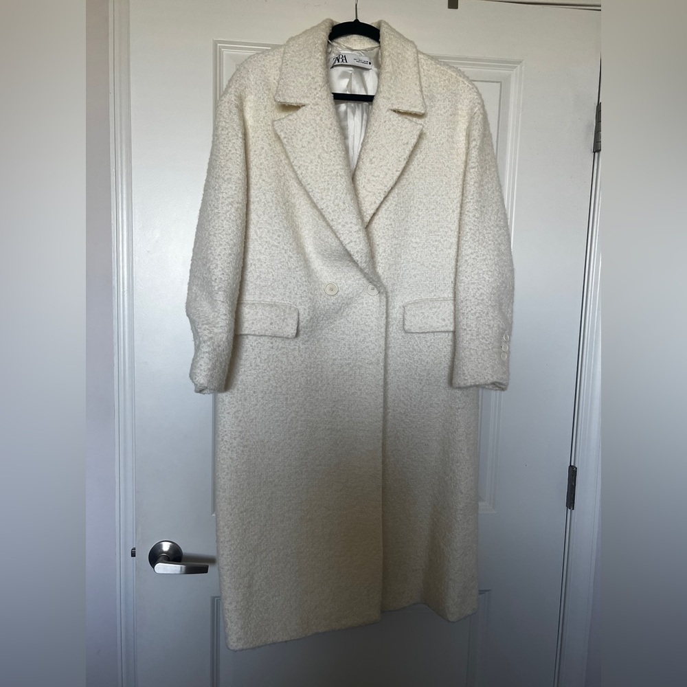ZARA Off-White Jacket for Women